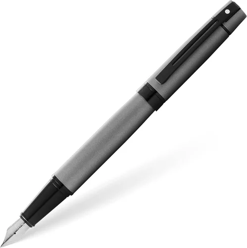 Miniatura 25 de Sheaffer 300 - Bolígrafo de punta redonda con detalles en cromo y tono dorado Ribete cromado/dorado