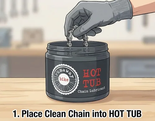 Miniatura 2 de Lubricante de cadena HOT TUB