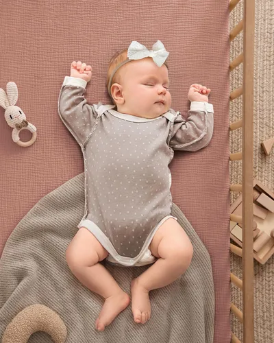 Miniatura 4 de Blissful Diary Sábanas de muselina para cuna para niñas, sábana de bebé de algodón suave bohemio para colchón de cuna estándar de 52 x 28 pulgadas