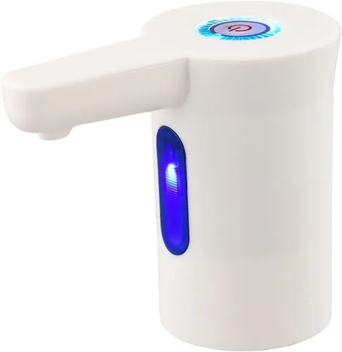 Miniatura 9 de Dispensador de bomba de agua eléctrica recargable para botellas de 2 a 5 galones, dispensador de agua portátil con carga USB, operación de un solo