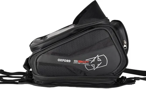 Miniatura 2 de Oxford - OL345 Bolsa de tanque negra de 30 L (motocicleta con montaje en correa S30R)