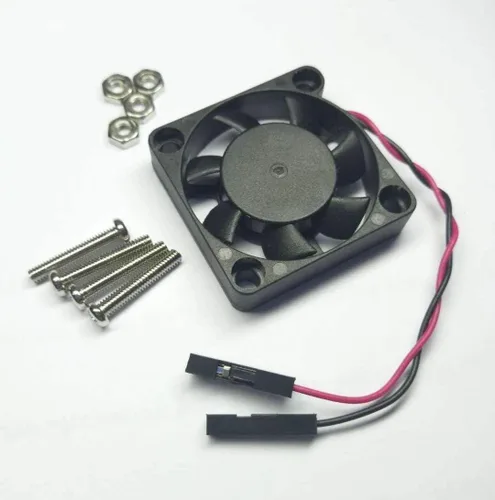 Miniatura 4 de Easycargo Ventilador de 30mm 5V 3.3V DC Ventilador silencioso para Raspberry Pi 5 4 3B+ 3007 (4 juegos)
