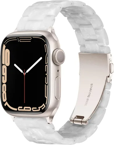 Miniatura 33 de Bandas para Apple Watch Light House - Correas de resina ligera de moda para iWatch para mujeres y hombres 38mm/40mm/41mm/42mm (Series 11 10)