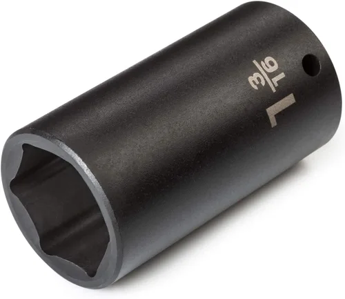 TEKTON SID23030 Dado de impacto profundo de 6 puntos de 1 3/16 pulgadas impulsor de 1/2 pulgada