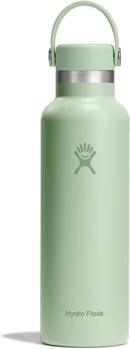 Miniatura 18 de Hydro Flask Botella de agua de acero inoxidable aislado, antiderrames, a prueba de fugas en gris abedul de 21 onzas
