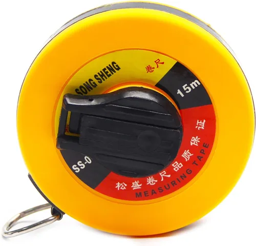 Miniatura 7 de Utoolmart 10M Cinta métrica doble cara métrica fibra de vidrio métrica carrete rollo herramienta de medición 1 unids