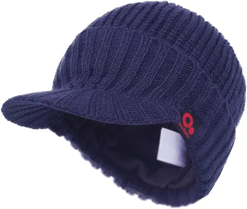 Miniatura 6 de Janey&Rubbins Gorro de punto diario con orejeras con forro polar y calavera