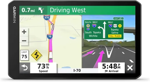 Miniatura 8 de Garmin dezl OTR800, navegador GPS para camiones de 8 pulgadas, pantalla táctil de fácil lectura, enrutamiento personalizado para camiones y guía