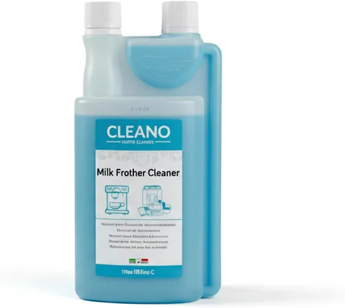 CLEANO Limpiador espumador de leche, limpiador de espuma de leche para máquinas de café. Alcalino hasta 32 limpiadores y accesorios de barista (1,