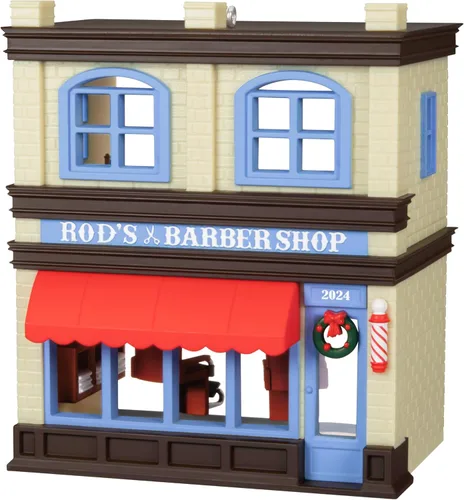 Miniatura 7 de Hallmark Keepsake Adorno de Navidad 2023, casas y tiendas nostálgicas tradicionales Tudor 2023, regalos para ella