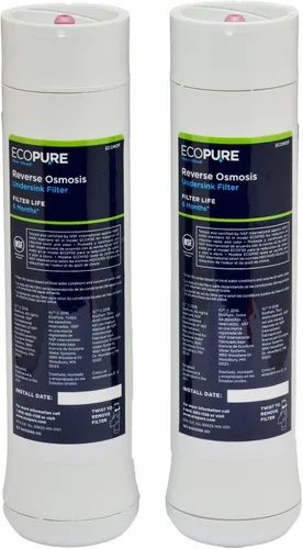 Miniatura 5 de EcoPure ECOROM Reemplazo de Membrana de Ósmosis Inversa – Compatible con ECOP30 y Sistemas Selectos de Kenmore y Brita RO – Filtro Certificado NSF