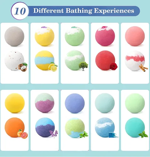 Miniatura 5 de Bombas de baño para niños con sorpresas en el interior, paquete de 20. Incluye juguetes de perro y gato. Juego de regalo de espuma de baño