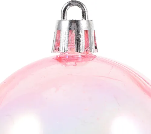 Miniatura 5 de Garneck Adornos de bolas de Navidad iridiscentes, rellenables, 40 bombillas de Navidad inastillables, bolas decorativas de plástico para decoración