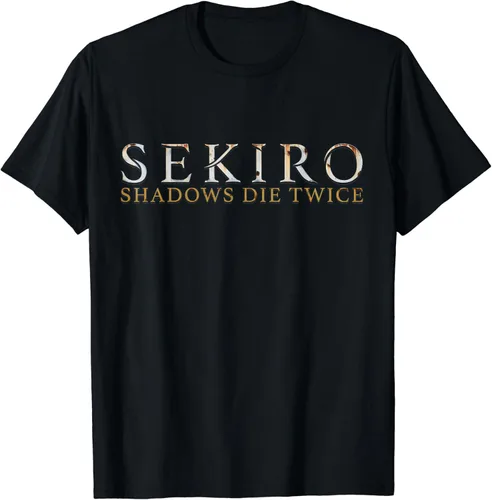 Miniatura 2 de Sekiro Shadows Die Twice Camiseta con logotipo, Negro, S