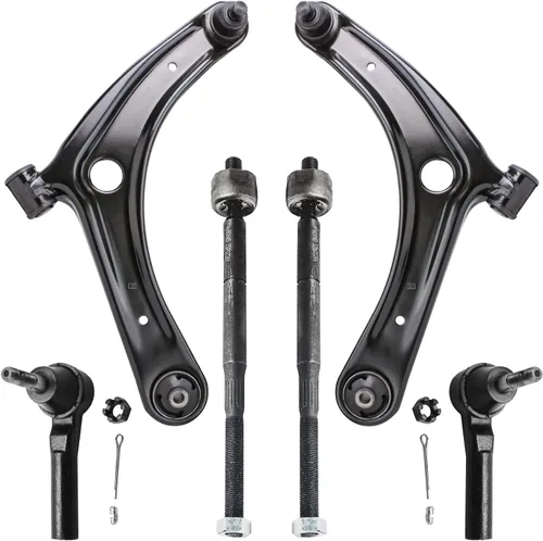 Miniatura 146 de Detroit Axle - Kit de extremo delantero para Chrysler 300 Dodge Charger Challenger 2011-2023, 2 brazos de control inferiores traseros 2 varillas