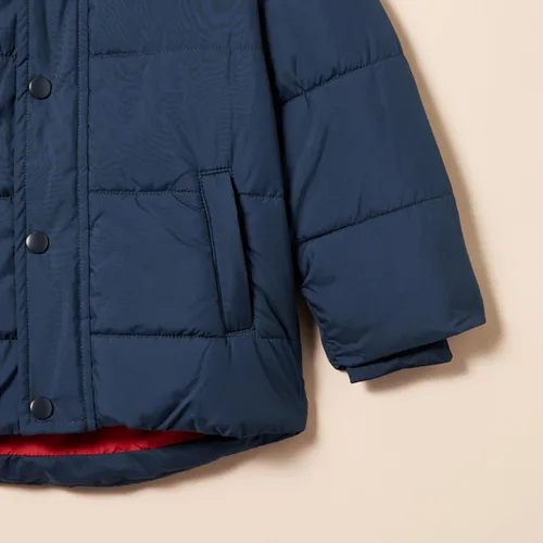 Miniatura 4 de Tienda Essentials Chaqueta acolchada pesada con capucha para bebés, niños pequeños y niños