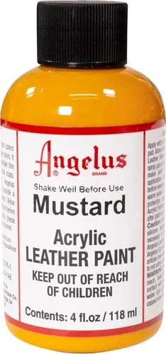 Miniatura 30 de Angelus - Pintura acrílica para cuero, 4 Fl Oz, color blanco - Pintura para cuero profesional flexible, resistente a grietas, arañazos