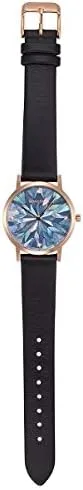 Miniatura 2 de monogriis Reloj de mujer con esfera de nácar con pantalla analógica marca japonesa
