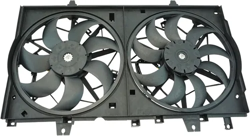 Miniatura 89 de TRQ Conjunto de ventilador de refrigeración dual del radiador compatible con Toyota Highlander 2008-2013 TO3115155