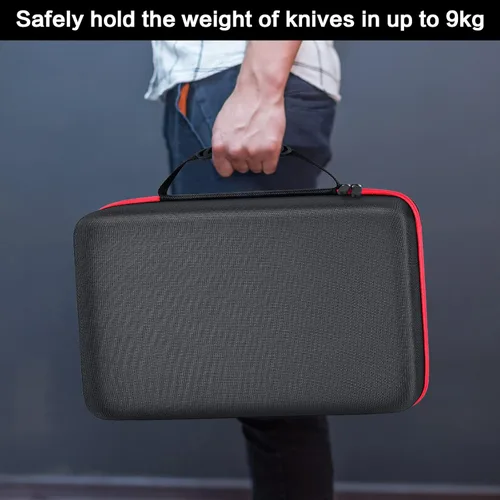 Miniatura 7 de Estuche de exhibición de cuchillos para más de 64 cuchillos de bolsillo, fundas plegables para cuchillos para colecciones, soporte de bolsa
