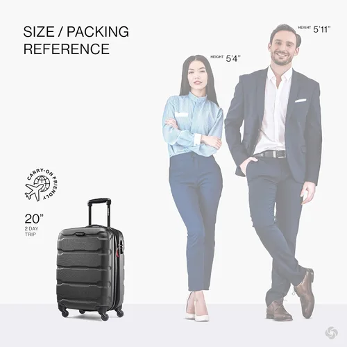 Miniatura 66 de Samsonite Omni PC - Maleta extensible rígida, Negro