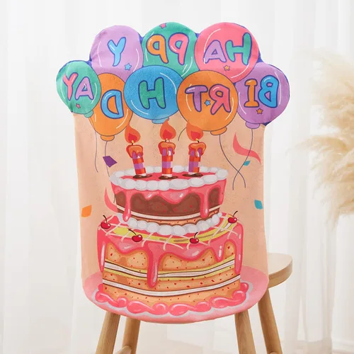 Miniatura 3 de BULINGNA 2 fundas para sillas de cumpleaños, fundas de asiento de cumpleaños para el aula, fundas para silla de pastel de cumpleaños, fundas