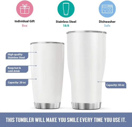 Miniatura 7 de CUBICER Vasos de café personalizados con foto personalizada para mejores amigos, tazas de té con tapa, frases divertidas, nombre personalizado