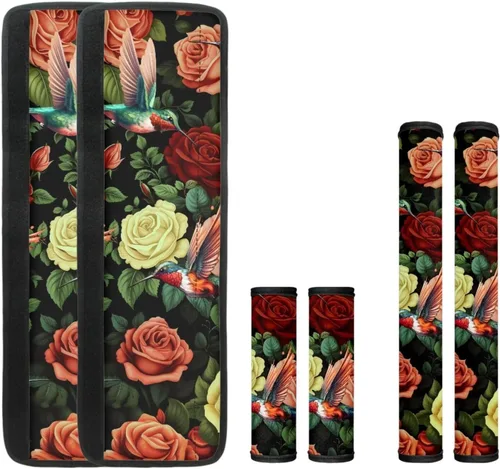 Miniatura 39 de DISNIMO Fundas protectoras de repuesto para refrigerador con diseño floral bohemio de libélula, fundas protectoras lavables para puertas de cocina