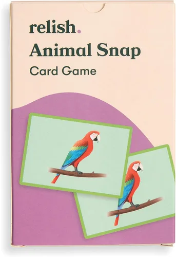 Relish Animal Snap Card Game, Juegos de demencia para ancianos, Actividades de Alzheimer