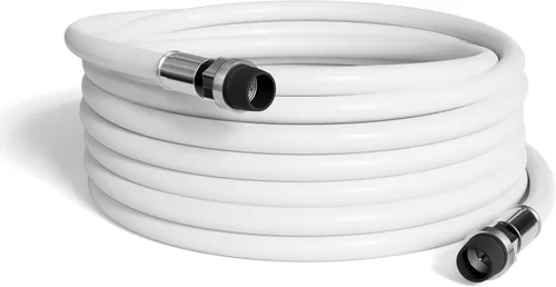 Miniatura 15 de THE CIMPLE CO - Cable coaxial RG6 de 1 pie para exteriores - Cable coaxial doble blindado para interiores y exteriores para antenas de TV vía
