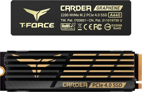 Miniatura 9 de TEAMGROUP T-Force G50 512GB SLC Caching 3D TLC NAND NVMe InnoGrit PCIe Gen4x4 M.2 2280 SSD para juegos con disipador de calor de grafeno ultrafino