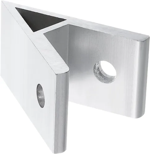Miniatura 4 de uxcell 2 soportes de esquina de perfil de aluminio con ángulo de 45 grados, conectores de junta de esquina para serie 4040 (tono plateado)