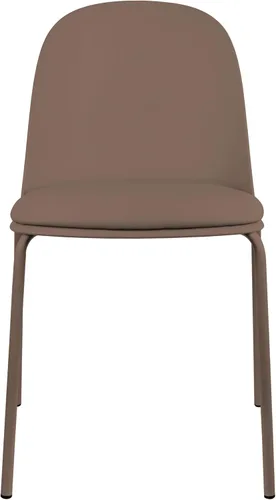 Miniatura 41 de 2xhome Silla de comedor moderna apilable sin brazos Asiento de plástico con patas de metal Uso en interiores o exteriores Patio de cocina