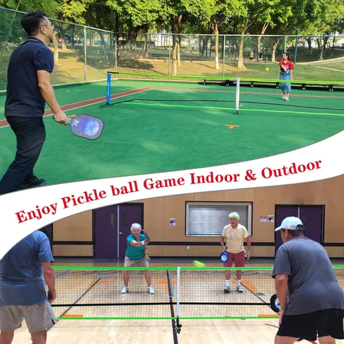 Miniatura 6 de Portable Pickleball Net - 22FT Regualtion Size Pickle Ball Net，Weather Resistant Steady Steel Frame and Carry Bag for Indoor, Outdoor, Driveway