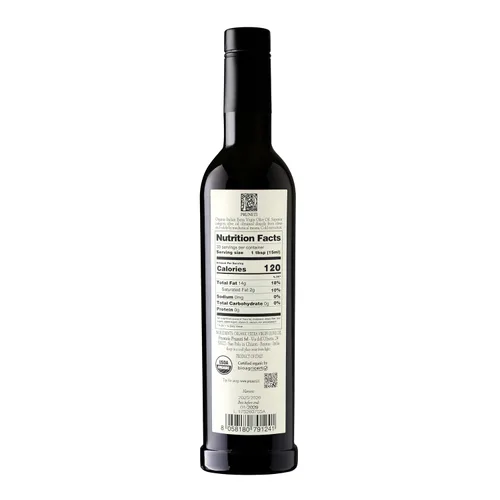Miniatura 2 de Pruneti Leccino Aceite de oliva virgen extra orgánico de Toscana - Aceite de oliva italiano ganador del premio Oro 2026 de Italia - 400+ mg/kg