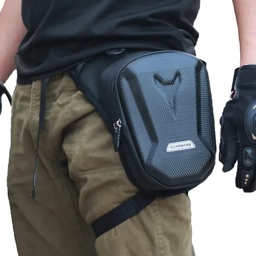 Riñonera para motocicleta, bolsas de pierna caída, para hombres y mujeres, ciclismo, ciclismo, táctica, muslo, bolsa de almacenamiento para