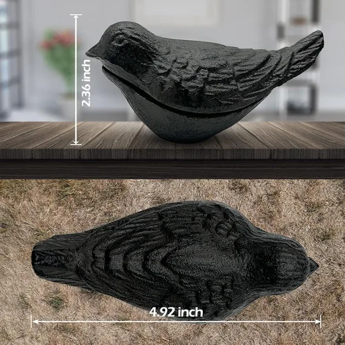 Miniatura 7 de Ocultador de llave de tortuga de hierro fundido – Llavero oculto para jardín al aire libre para llaves de repuesto, duradero ocultar una llave