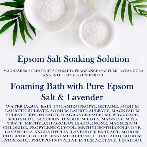 Miniatura 7 de Dr. Teal's - Solución de remojo de sal de Epsom y baño espumoso con sal pura de Epsom, lavanda (paquete de 2)