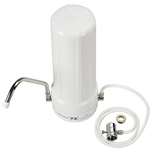 Home Master TMJRF2 Jr F2 Sistema de filtro de agua para encimera multietapa, 500 galones reemplazables, filtros fluoruro, cloro, productos químicos,