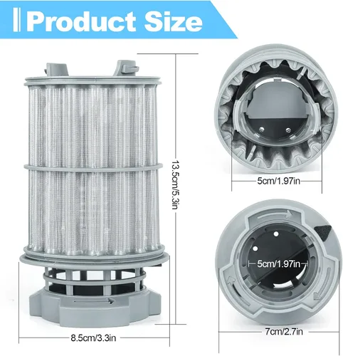 Miniatura 3 de Nuevo filtro micro 00645038 645038 actualizado para piezas de lavavajillas Bosch Kenmore Reemplaza AP4339631, 00651097, 1560725, 651097, AH3479708