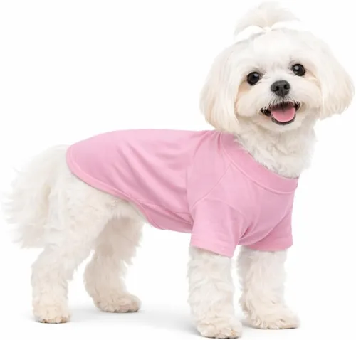 Miniatura 72 de Lovelonglong 2019 - Ropa para mascotas, Disfraces para Perro, Ropa Camisetas en blanco para Perros Grande Medianos Pequeños 100% Algodón 18