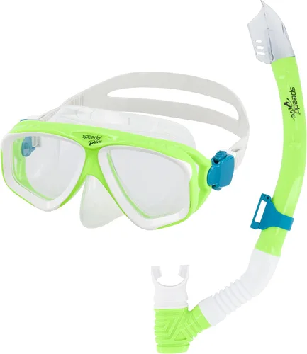 Miniatura 9 de Speedo Unisex Niño Aventura Máscara Junior Traje De Baño Separados Azul (M Blue)