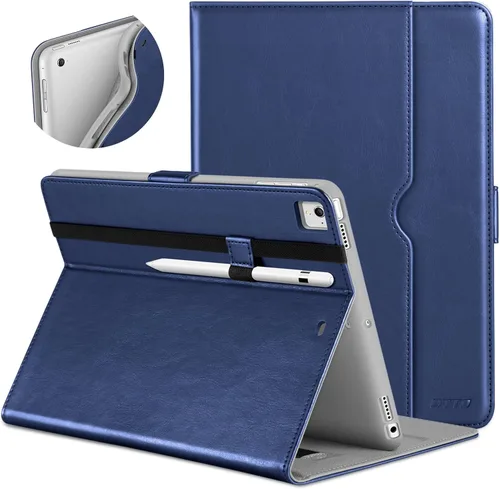 Miniatura 19 de DTTO para iPad de 9.7 pulgadas 5ª/6ª generación 2018/2017 con soporte para Apple Pencil, funda de piel premium con función atril para iPad de 9.7