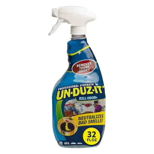 Un-Duz-It Kill Odor+ desodorante en aerosol, eliminador de olores para alfombras, tapicería y superficies duras, botella de spray de 32 onzas