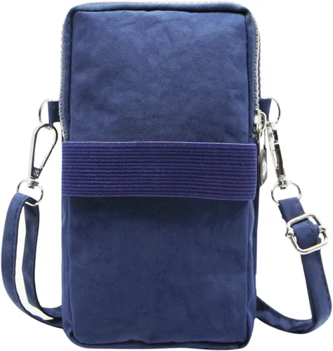 Miniatura 3 de ZGMYC Bolsa de 3 capas para teléfono celular, bolso de pulsera impermeable deportivo para el hombro, cartera