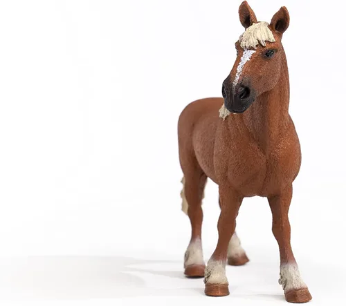 Miniatura 7 de Schleich Farm World - Juguete de caballo belga de tiro - Figura de caballo para niñas y niños - Juguetes de animales de granja para niños a partir