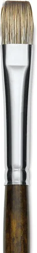 Miniatura 4 de Silver Brush Limited 26024 Monza Bright - Brocha para pinturas al óleo y acrílicas, tamaño 4, mango largo