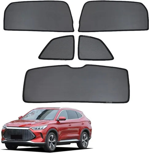 Miniatura 10 de ZJIEX Car Window Shade for Kids Side Window Sun Shade for Song Plus 2020+ Magnetic Curtain Sun UV Protection Covers for Baby Auto Accessories,7PCS