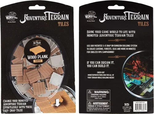 Miniatura 5 de Monster Adventure Terrain- Paquete de expansión de 50 piezas de azulejos de hierba, pintado a mano de 1 x 1, juego de azulejos, fácil de ajustar