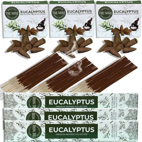 Miniatura 34 de Dragons Blood - Varillas de incienso y conos de reflujo para cascada, 60 varillas + 30 conos, paquete combinado de incienso en cascada Sangre